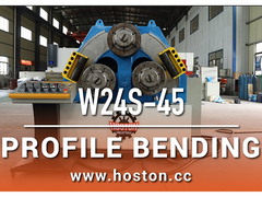 W24S Πλήρης υδραυλική Αλουμινίου Προφίλ Bending Machine Προφίλ Bender