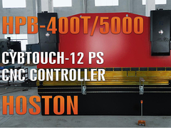 Hoston Big 3+1 Άξονας CNC πατημασί HPB-400T-5000 με CT-12 ελεγκτή