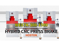 Hoston 300Tons 1500mm Υβριδικό φρένο CNC